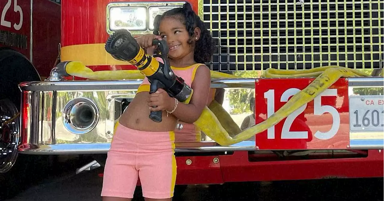 Truly Precious! Khloe K. Takes Daughter True to Firehouse for Annual Visit