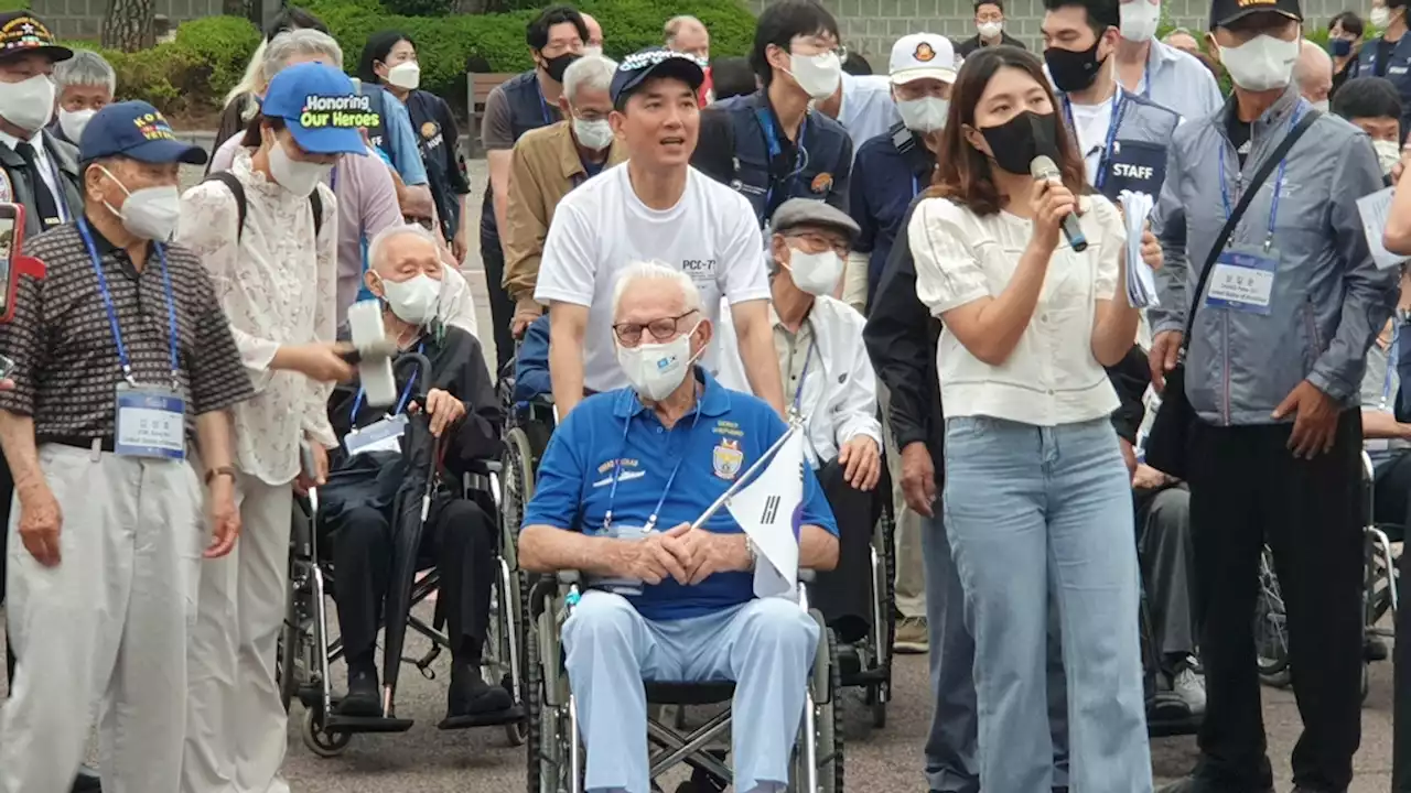 '건강하게 오래오래 사세요' 유엔군 6·25참전용사 청와대 관람 | 연합뉴스