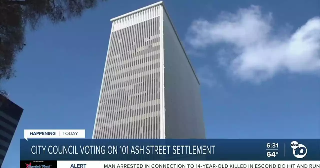 Council to discuss, vote on proposed settlement for 101 Ash, Civic Center