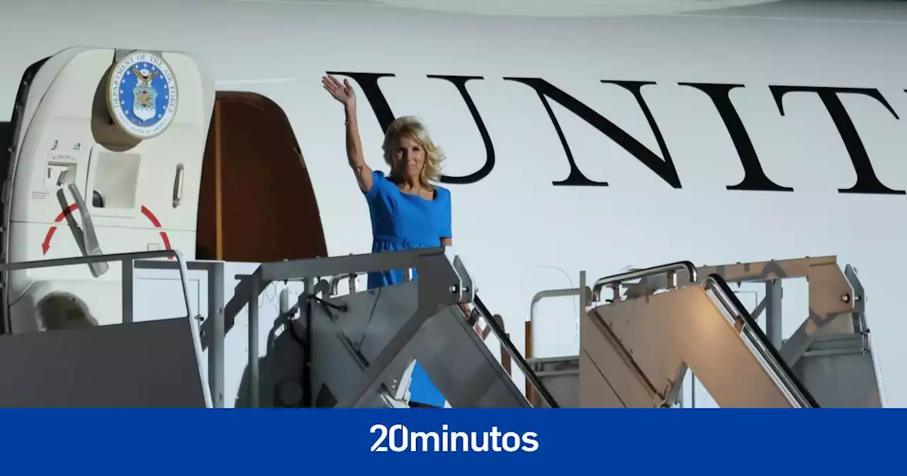 Jill Biden llega a Madrid, donde protagonizará varios actos con la reina