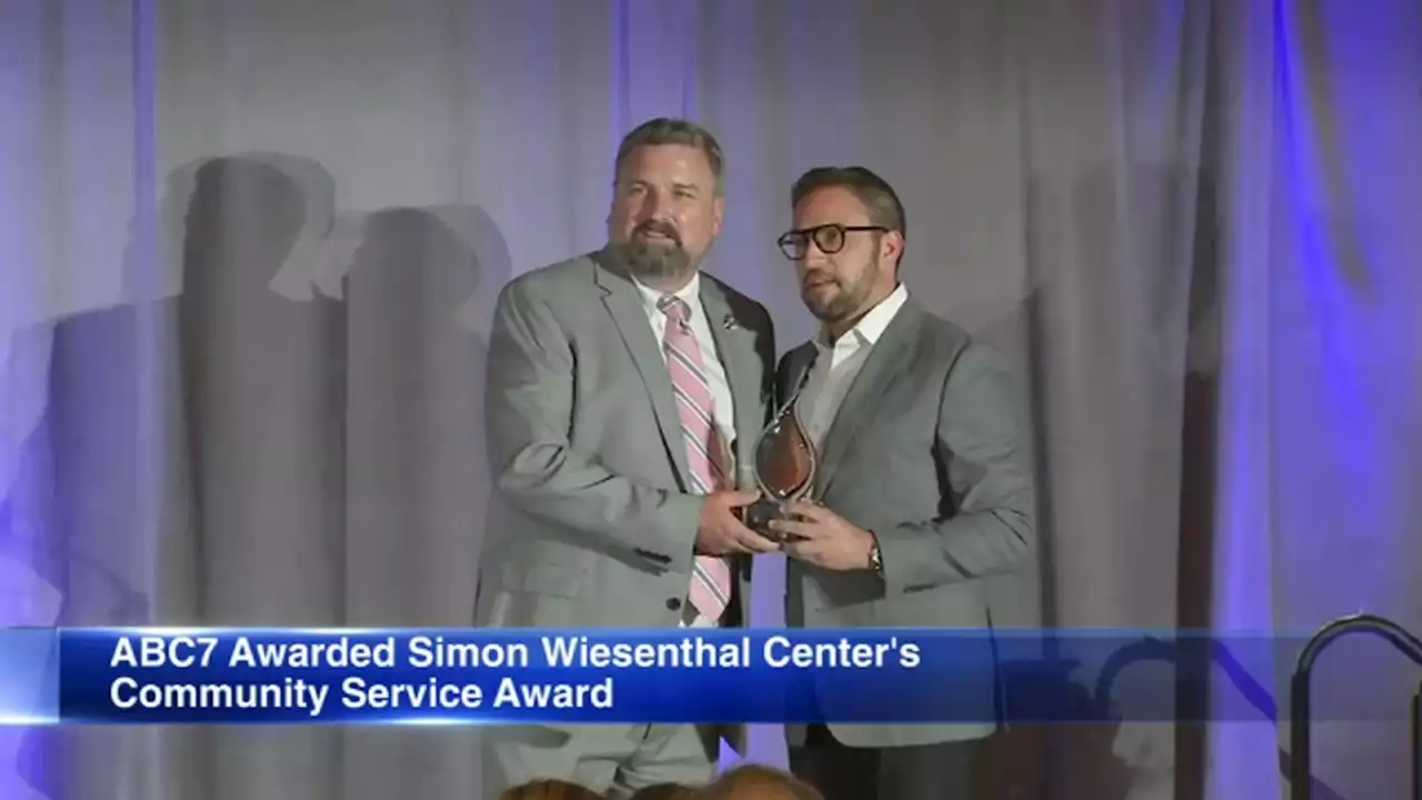 ABC7 Chicago awarded Simon Wiesenthal Center's Community Service Award