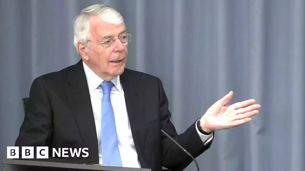 Sir John Major calls contaminated blood scandal 'incredibly bad luck'