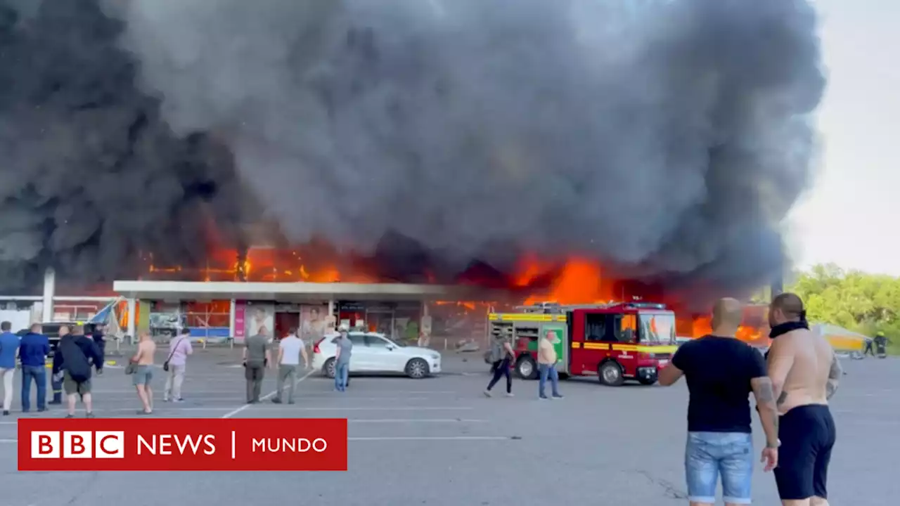 Un misil de Rusia destruye un centro comercial en Ucrania causando al menos 10 muertos y 40 heridos - BBC News Mundo