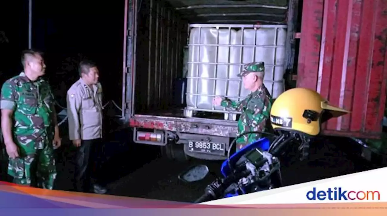 Aksi Truk Siluman Sedot BBM Subsidi Dibongkar TNI Sukabumi