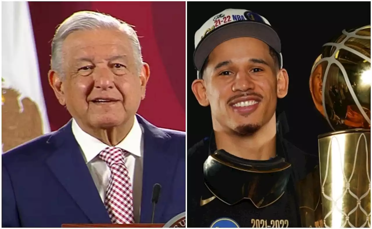 AMLO recibirá hoy a Juan Toscano, primer mexicano en ganar un titulo de la NBA