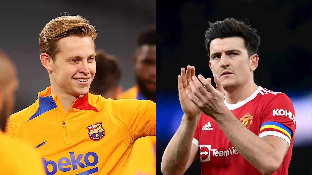 Wow! Barcelona Minati Harry Maguire, Tukar Guling Frenkie De Jong Dengan Manchester United? | Goal.com