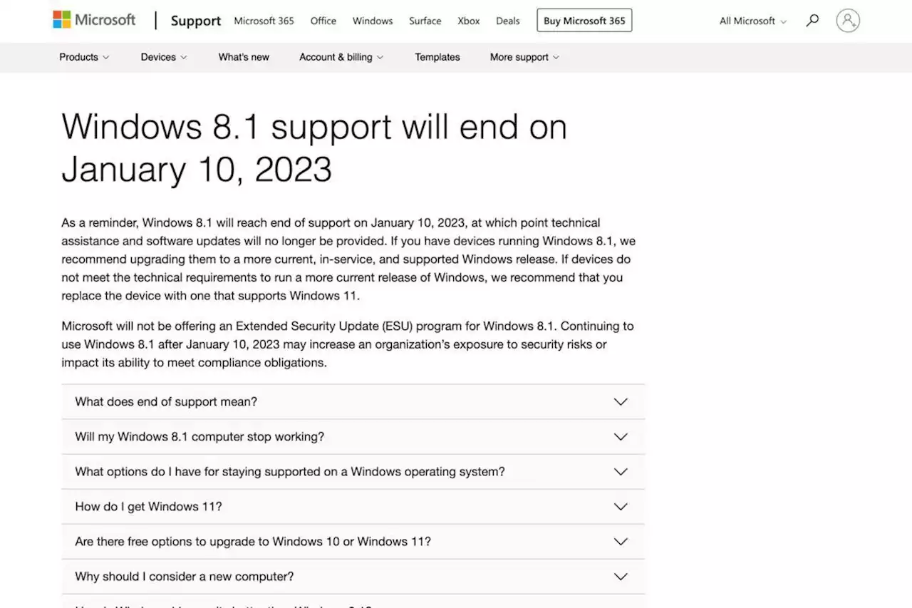 Windows 8.1に終了通知表示へ、サポート終了まで半年 - トピックス｜Infoseekニュース