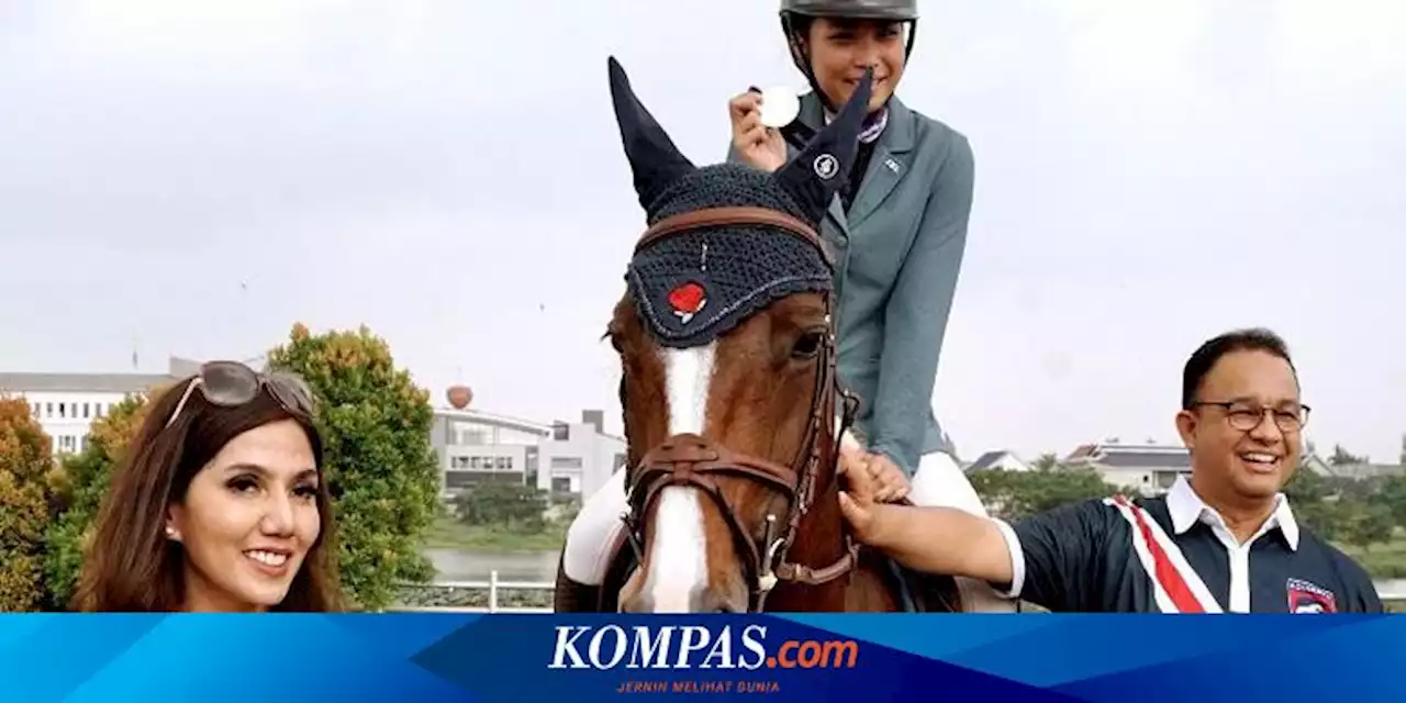 Semarakkan HUT Jakarta, Anies Baswedan Hadiri Kejuaraan Berkuda Equestrian di JIEP