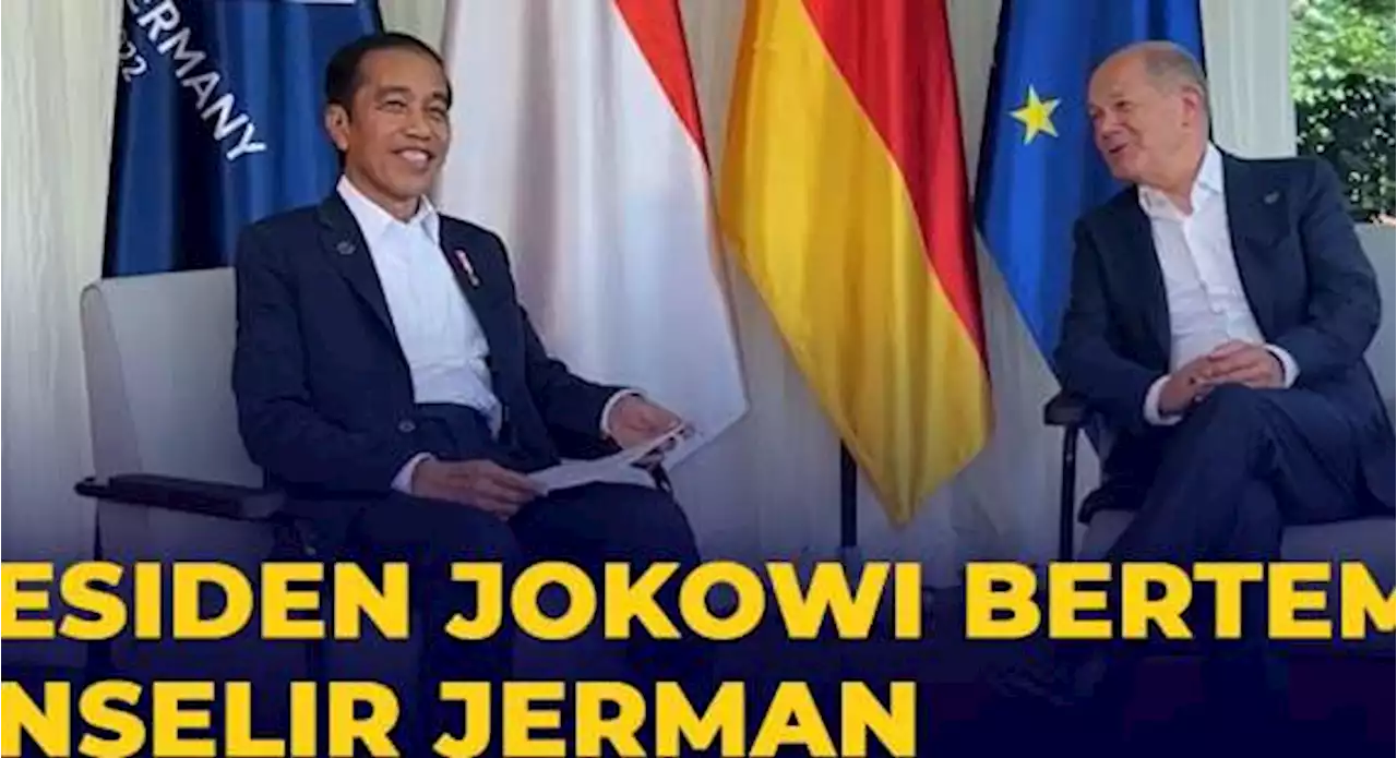 Di Sela-Sela KTT G7, Presiden Jokowi Bertemu Kanselir Jerman, Ini yang Dibahas!