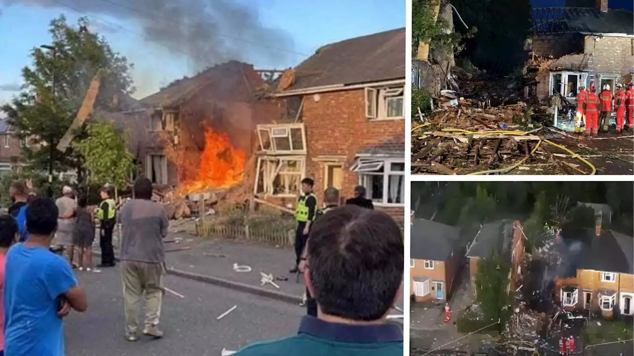 Hero neighbours rescue trapped man after explosion destroys house in Birmingham