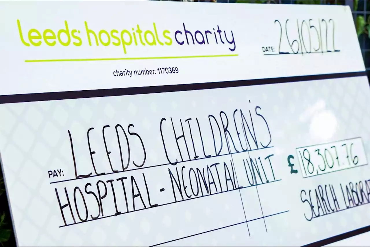 Leeds dad's pride as colleagues help him raise £16,000 for hospital that saved son's life