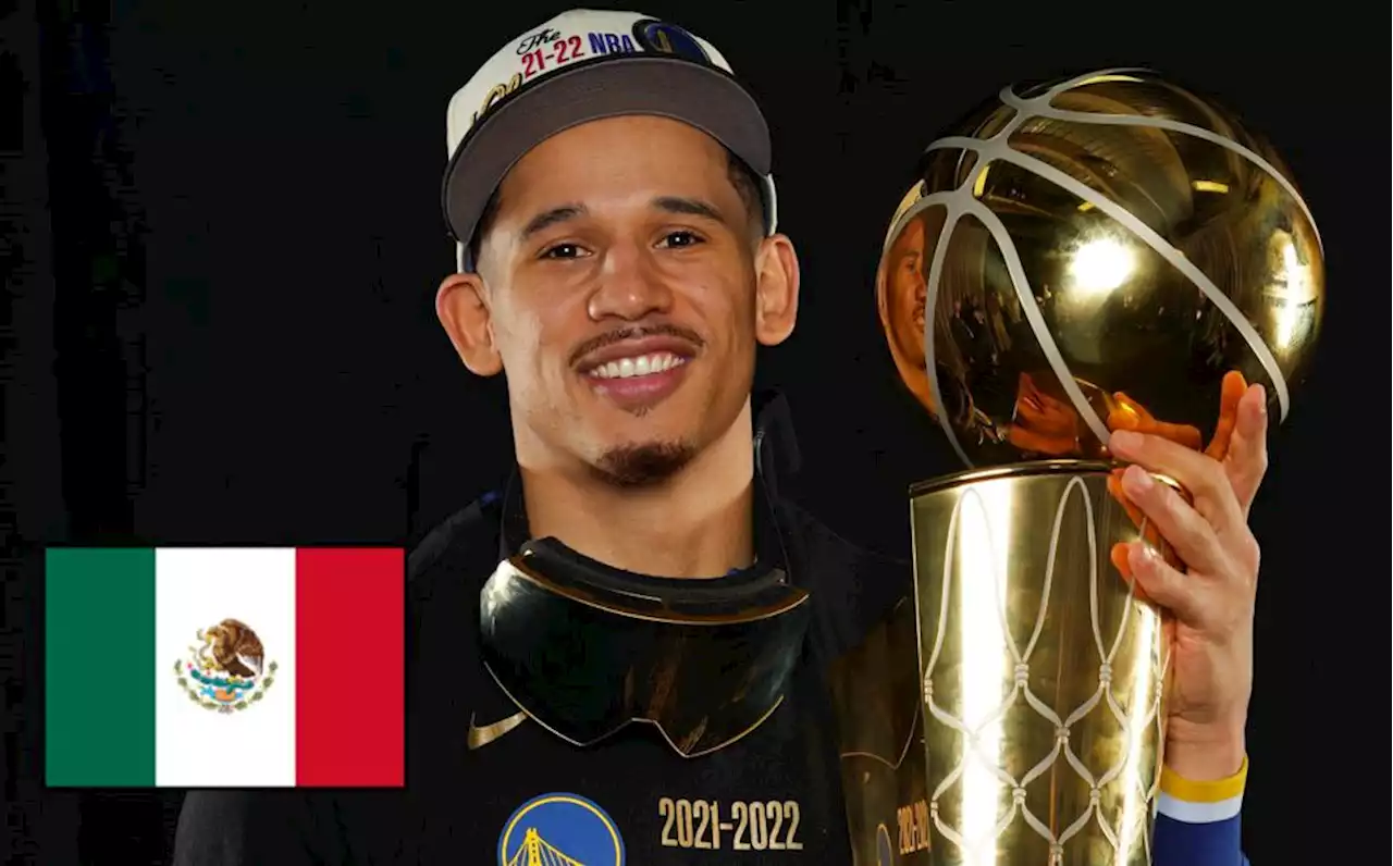 Juan Toscano presentó el trofeo Larry O'Brien en la Ciudad de México