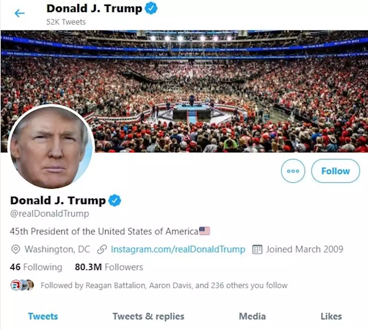 Donald Trump appeals dismissal of his lawsuit over permanent Twitter ban