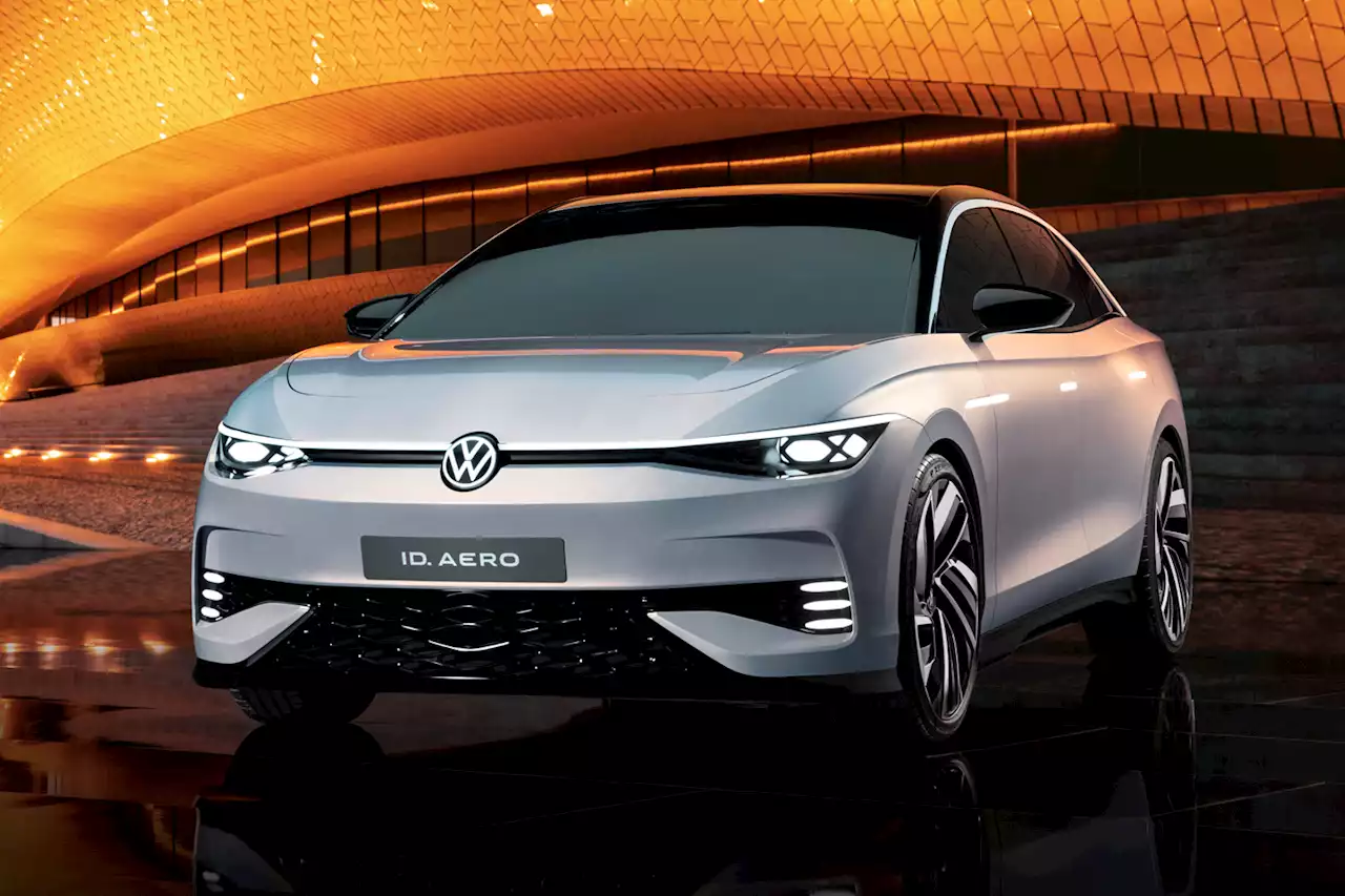 VW previews flagship EV saloon with new ID.Aero