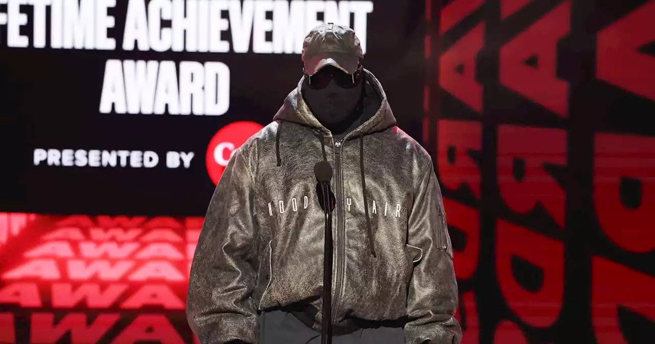 Kanye West Wears Full-Body Mask to BET Awards, Easy Breathing Be Damned