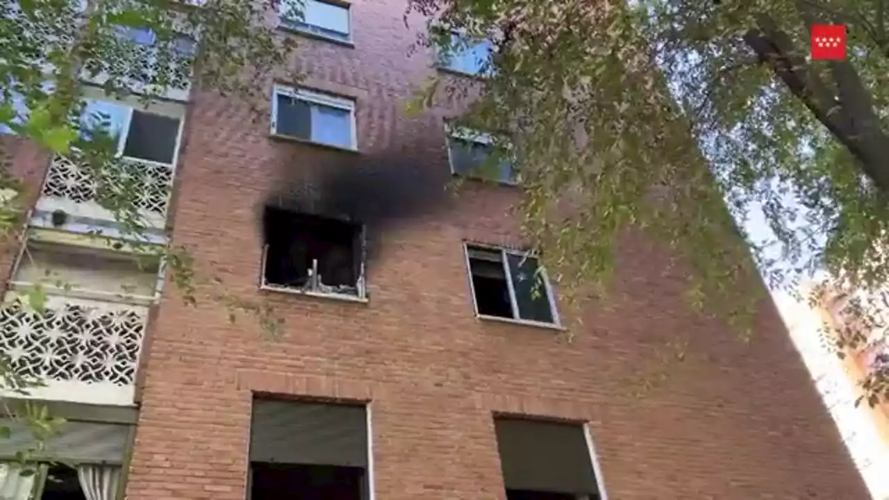 Muere calcinada una anciana de 82 años en un incendio en su vivienda en Móstoles, Madrid