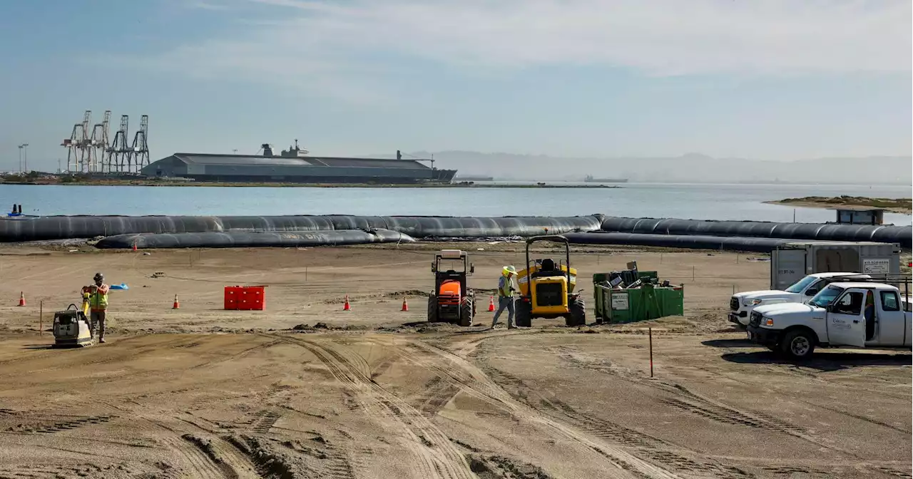 Huge new park under construction at San Francisco's India Basin