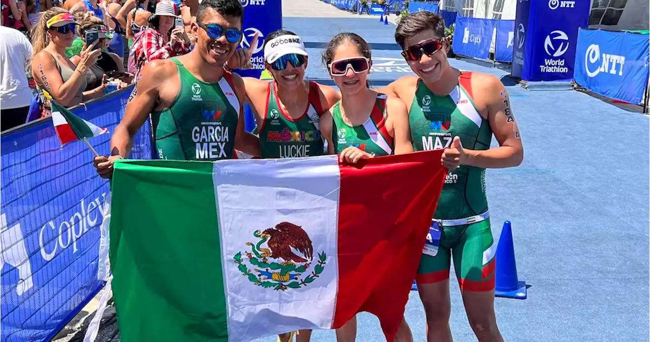 Lluvia de medallas para México en Mundial de Triatlón: suma 15 medallas en la jornada