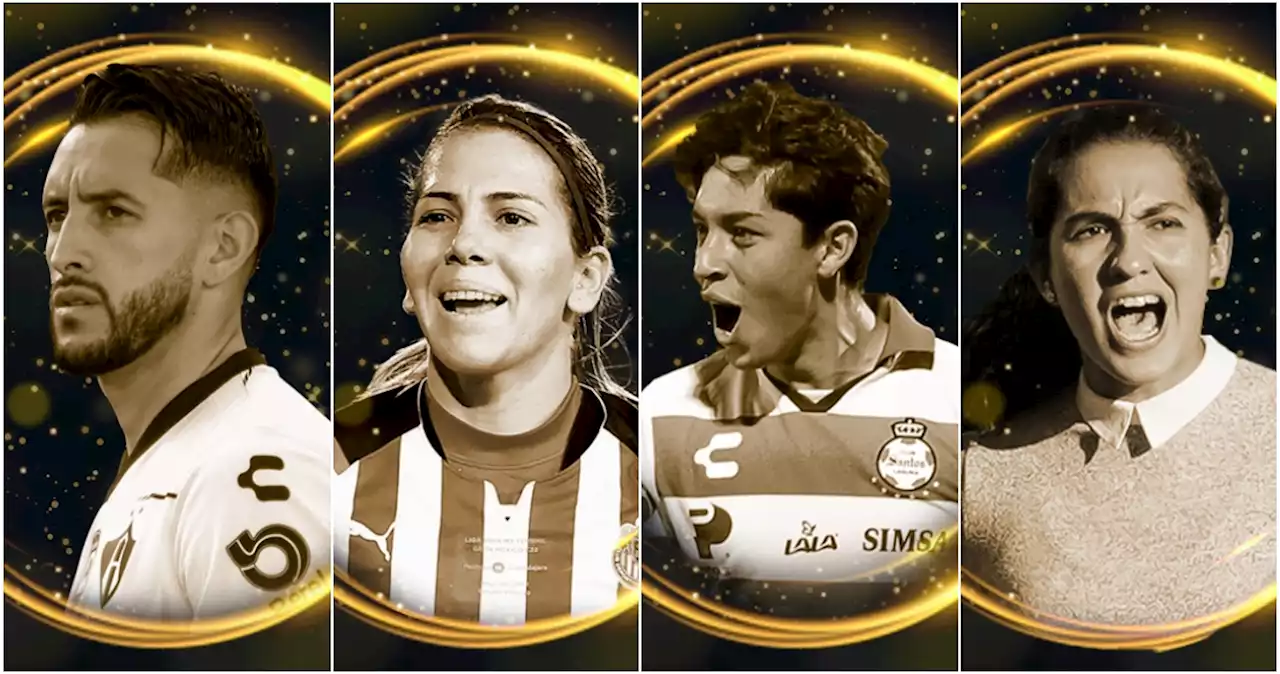 Vargas, Cervantes y Carrillo, entre los ganadores del Balón de Oro 2022 de la Liga Mx