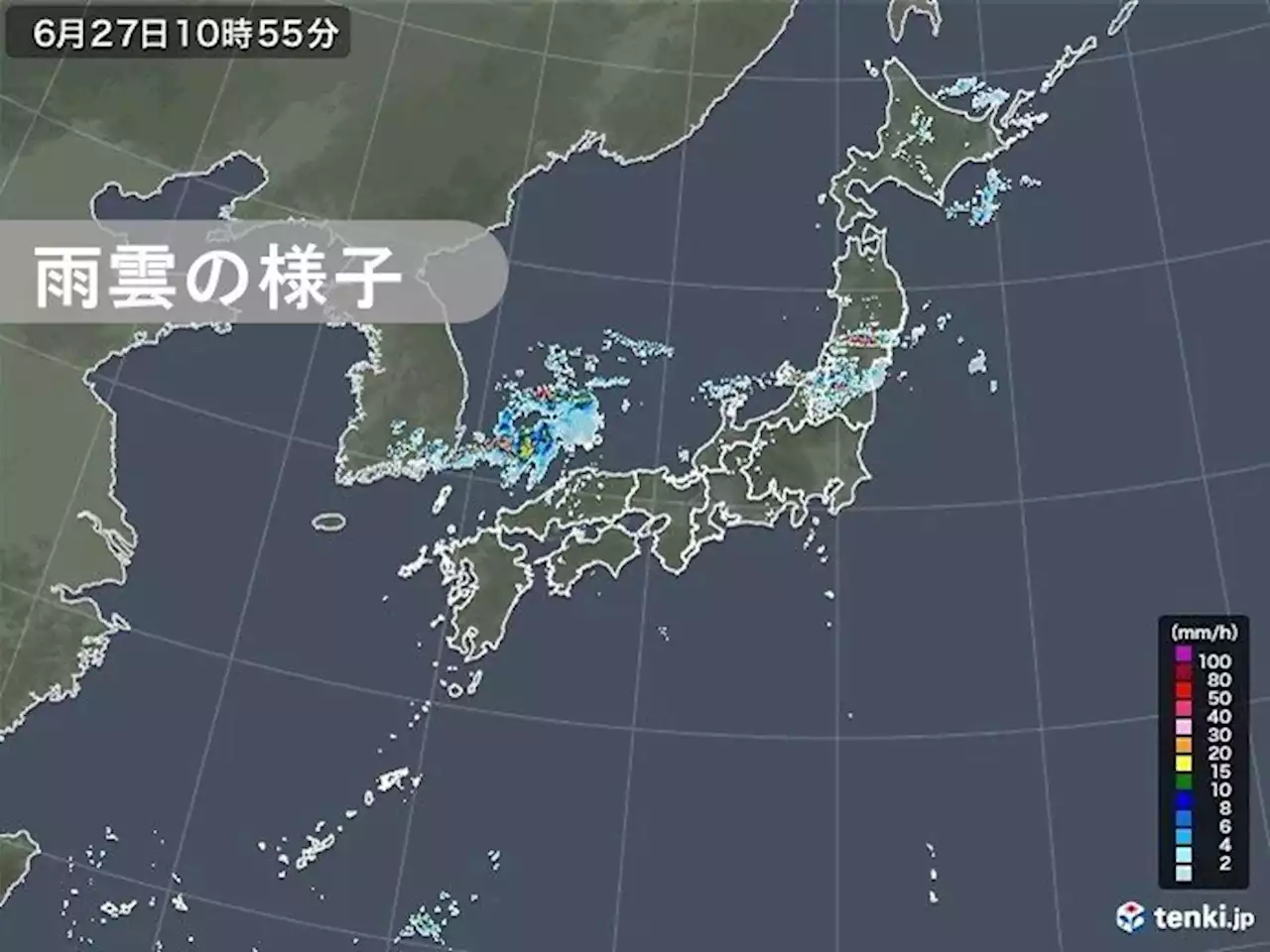 東北や北陸で激しい雨を観測 6月としては記録的な雨 午後も急な激しい雨に注意(気象予報士 日直主任)