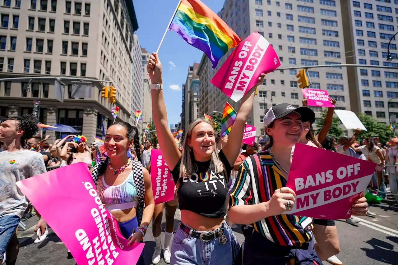 At New York’s Pride weekend, a noticeable cloud from the Supreme Court