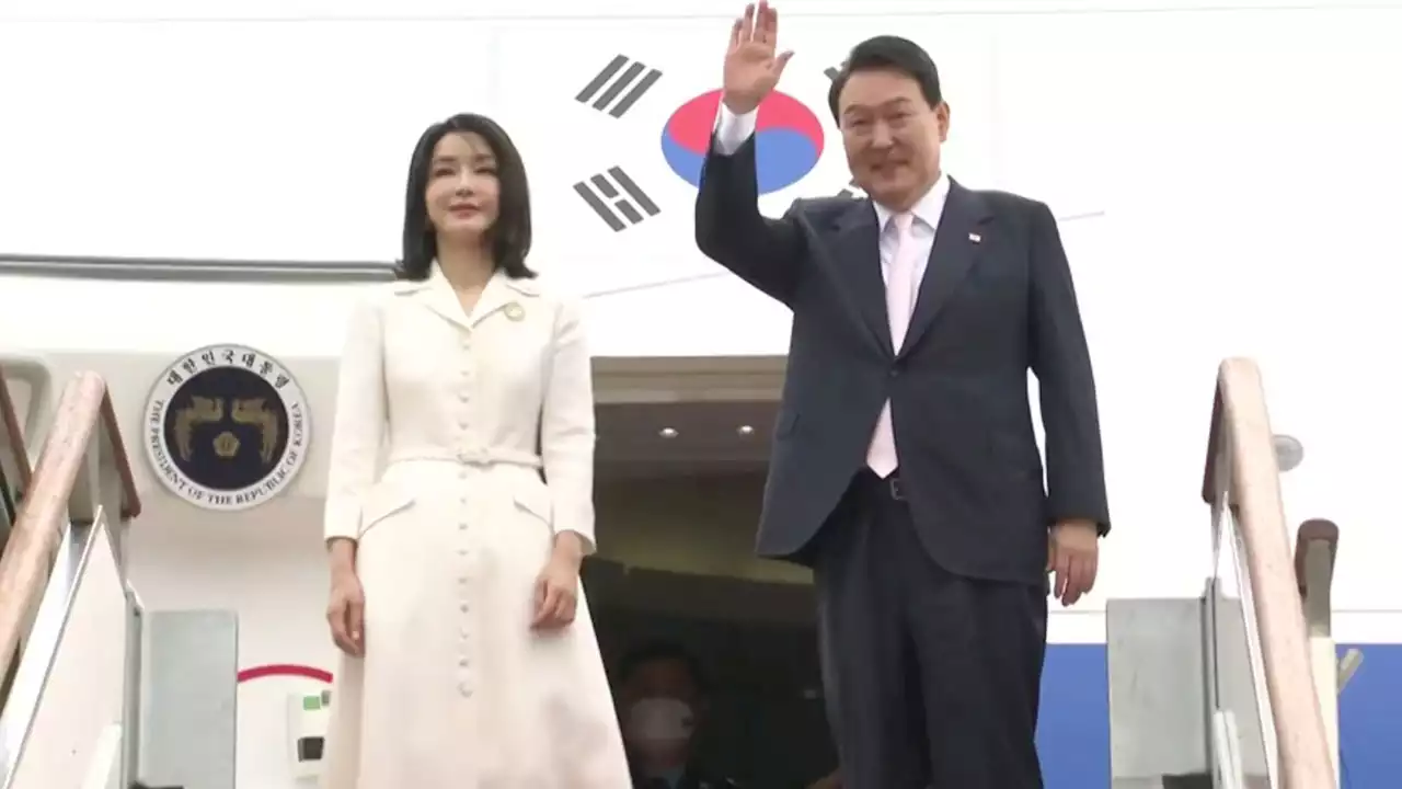 [현장영상+] 윤 대통령, 조금 전 '나토 정상회의' 참석 위해 출국