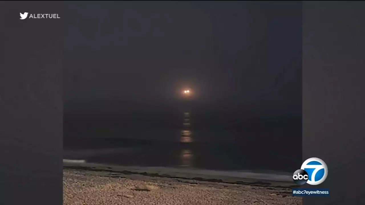 Mysterious lights spotted in sky over San Diego