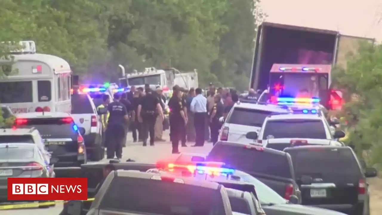 Mais de 40 corpos são encontrados em caminhão abandonado no Texas - BBC News Brasil