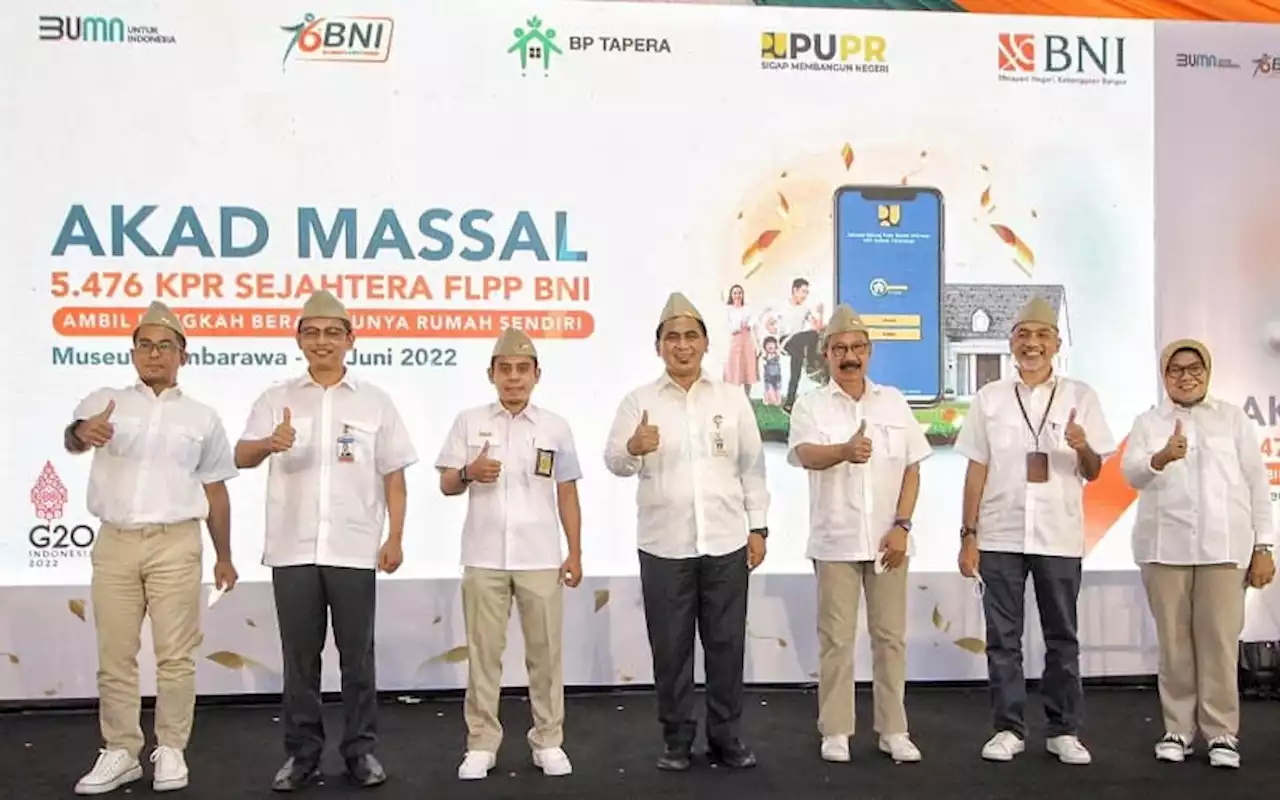 HUT Ke-76, BNI Gelar Akad 5.476 Debitur FLPP | Finansial - Bisnis.com