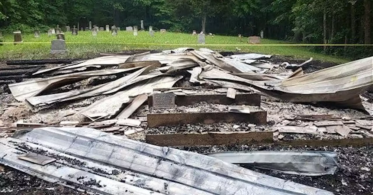 PHOTOS: Historic Church in WV Burned Down in Suspected Arson