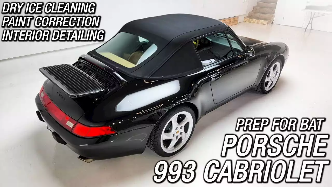 This Is How You Dry Ice Blast Years Of Dirt Off A Porsche 911 Before Selling It On BaT | Carscoops