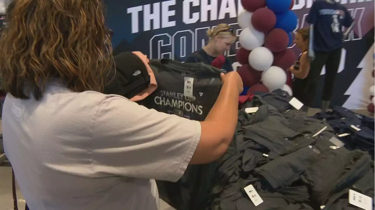 Avs Faithful Rush To Buy 'Stanley Cup Champions' Gear