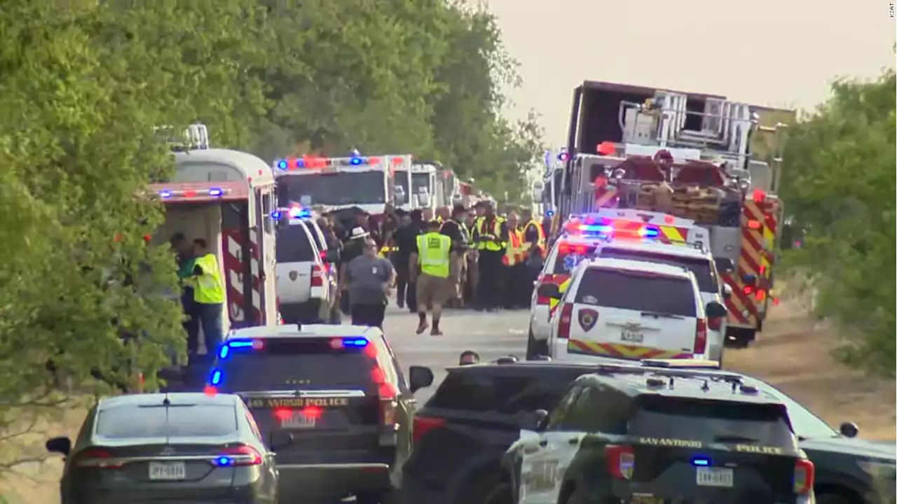 46 migrants have been found dead inside a semi-truck in San Antonio and 16 have been hospitalized, authorities say