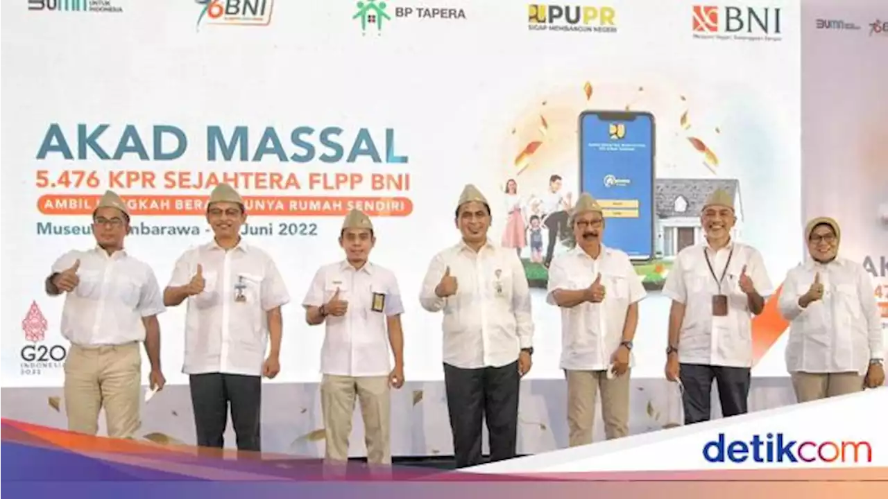 HUT Ke-76, BNI Gelar Akad 5.476 Debitur FLPP