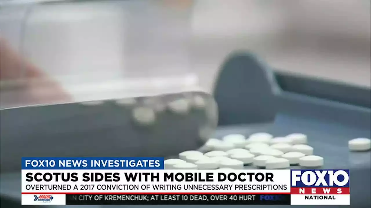 Mobile doctor’s Supreme Court win could impact other ‘pill mill’ convictions