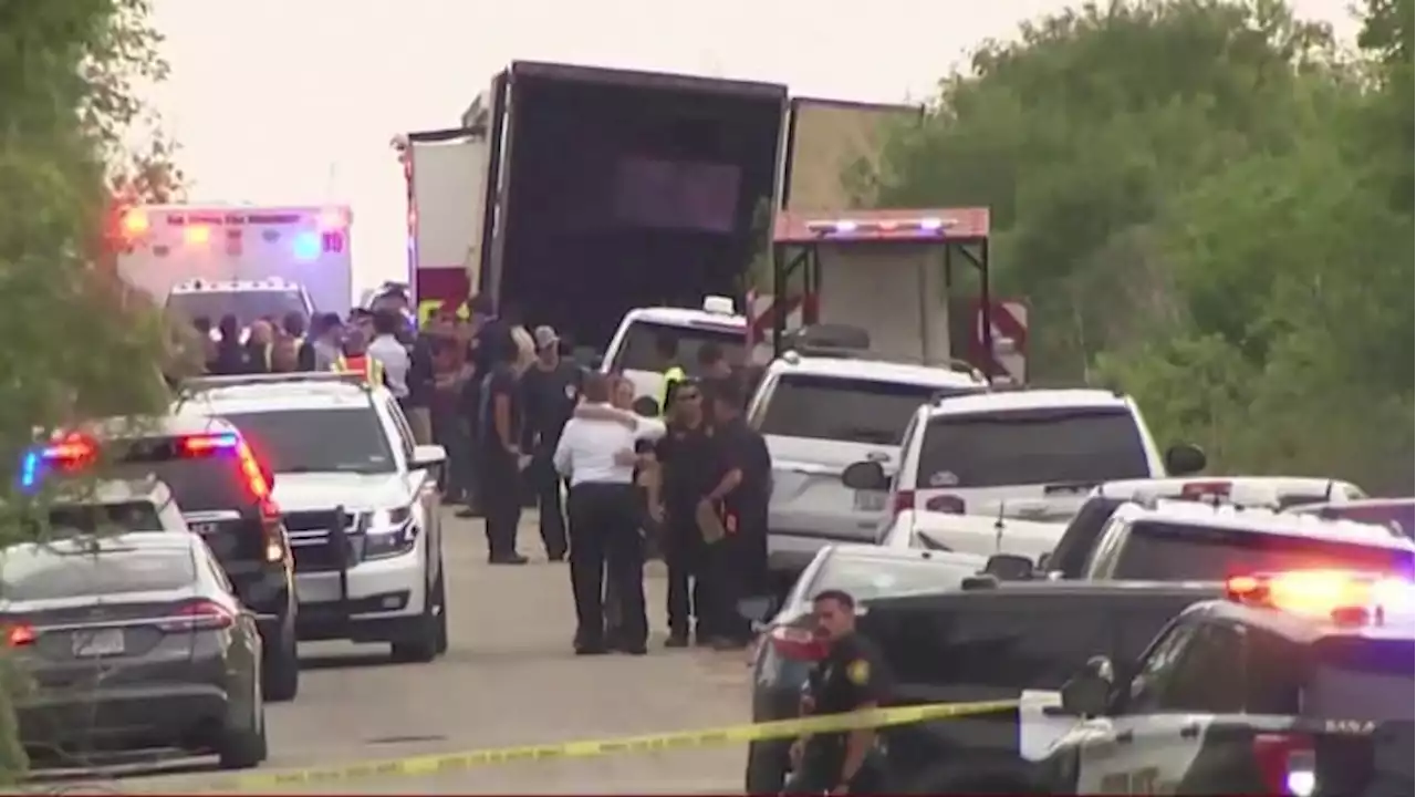 ‘Stacks of bodies’: 46 people found dead in trailer, 16 hospitalized, San Antonio officials say