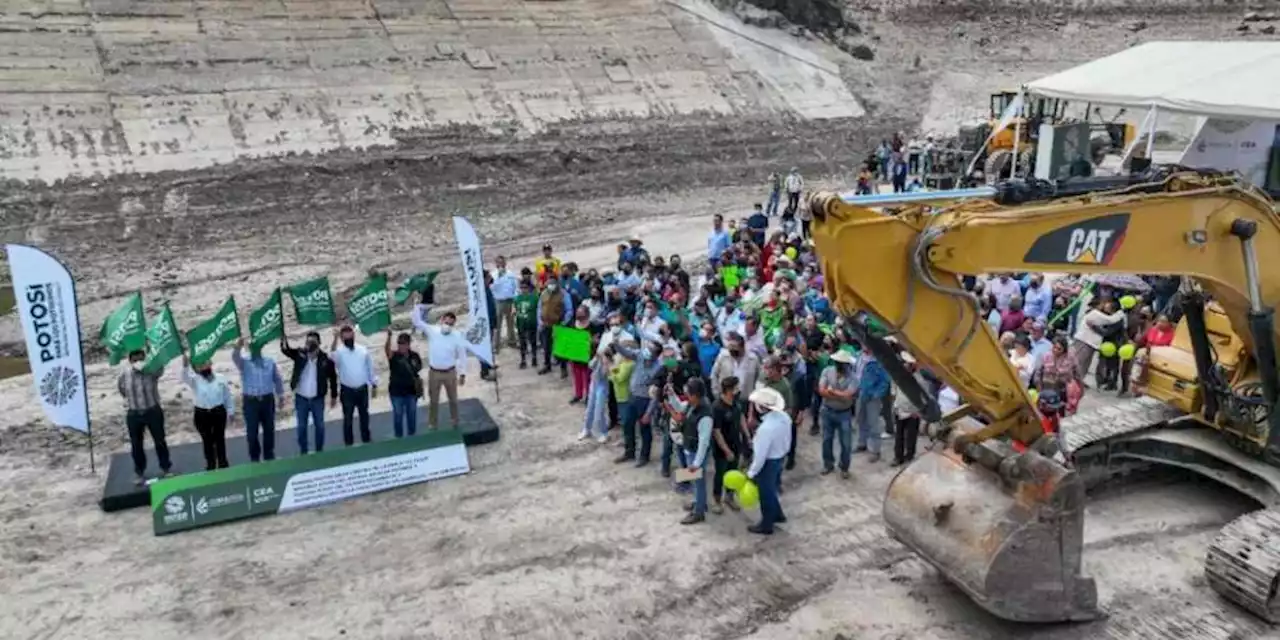 Inician obras de rehabilitación de Presa “El Peaje” en San Luis Potosí