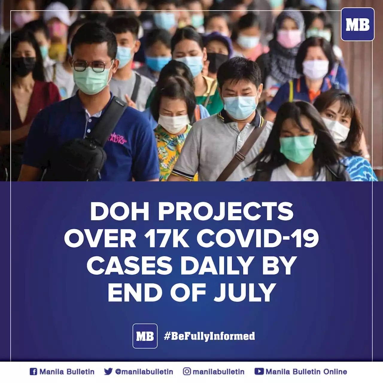 DOH projects over 17K Covid-19 cases daily by end of July