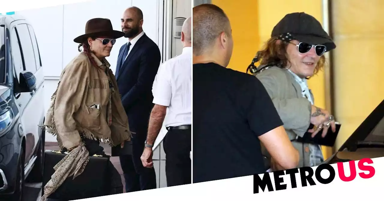 Johnny Depp arrives in Paris to film first movie since he won Amber Heard trial