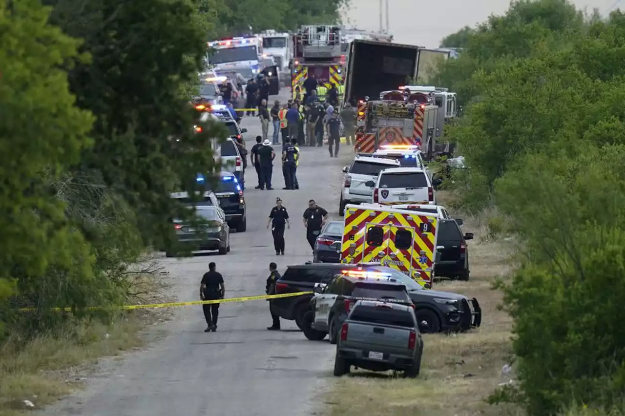 At least 46 people found dead in tractor-trailer in Texas