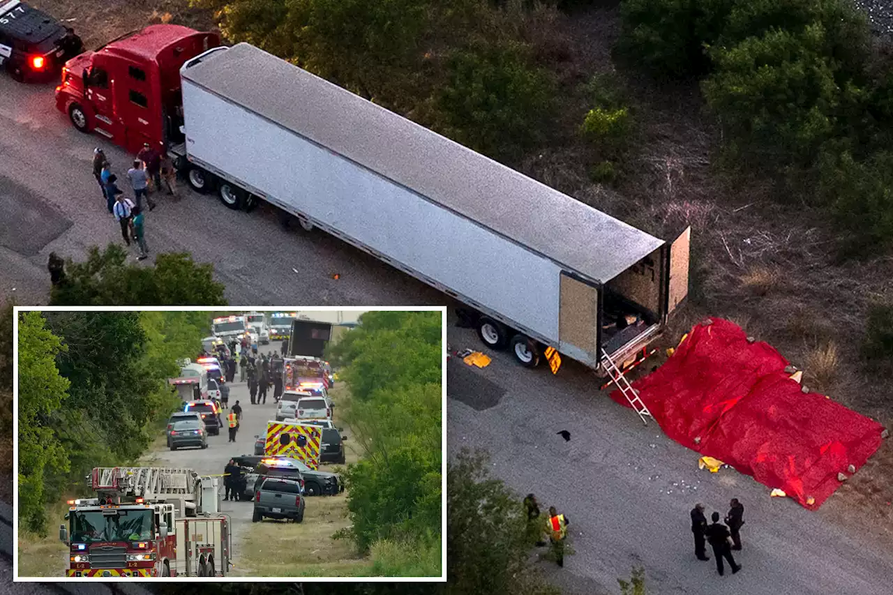 Texas migrant truck was covered in spices to hide odor of 50 dead bodies stacked inside