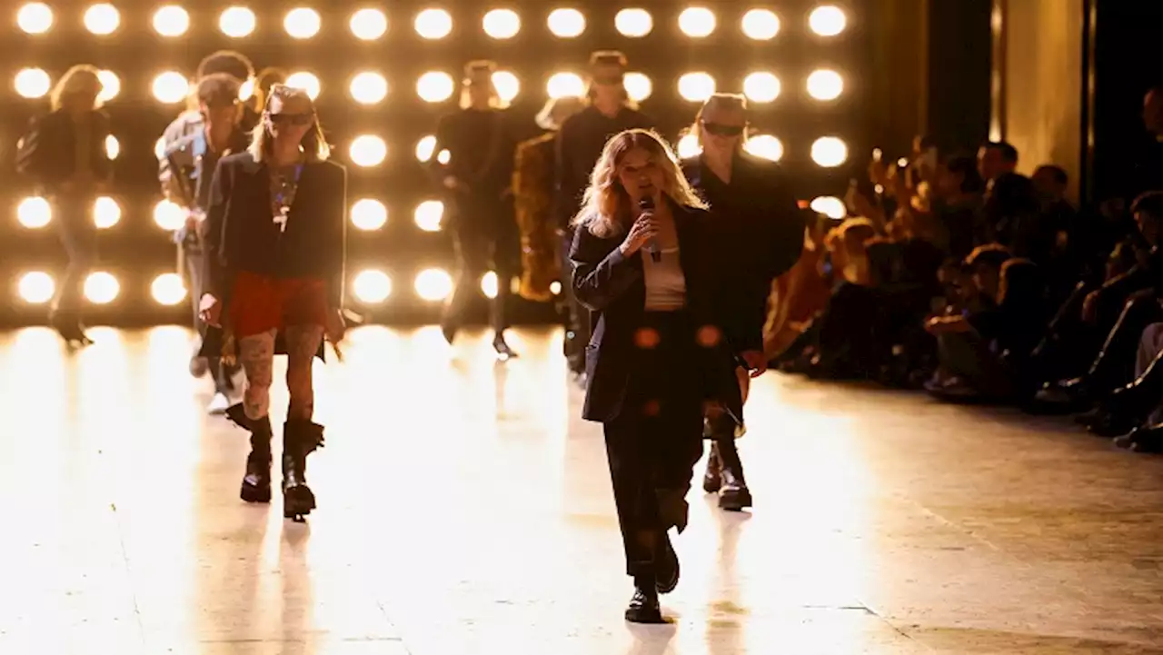 Celine closes Paris Fashion Week with bare-chested models and dazzling blazers - SABC News - Breaking news, special reports, world, business, sport coverage of all South African current events. Africa's news leader.