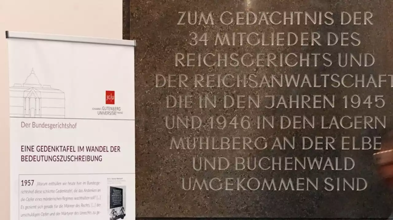 Bundesgerichtshof ringt um Umgang mit Gedenken an NS-Richter