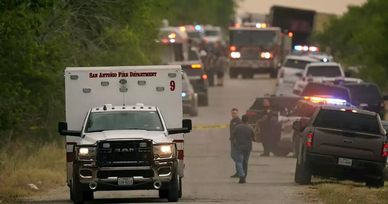 46 people found dead in truck in San Antonio, officials say