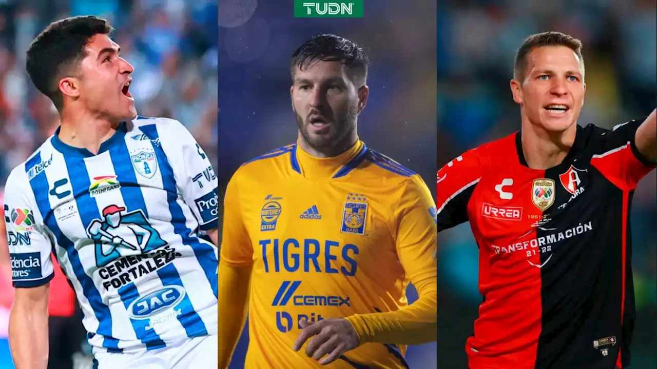 Los jugadores favoritos al título de goleo de Liga MX del Apertura 2022