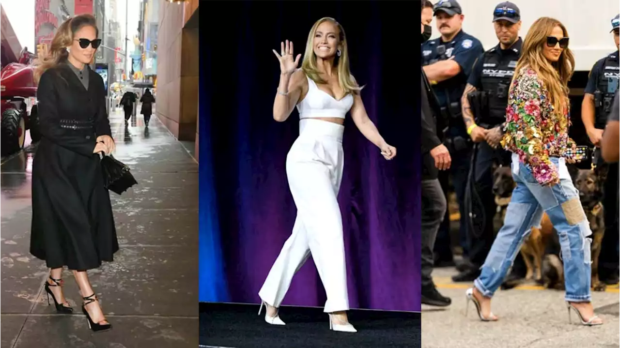 12 veces en las que J.LO te ha mostrado que los zapatos de tacón de aguja son la mejor idea