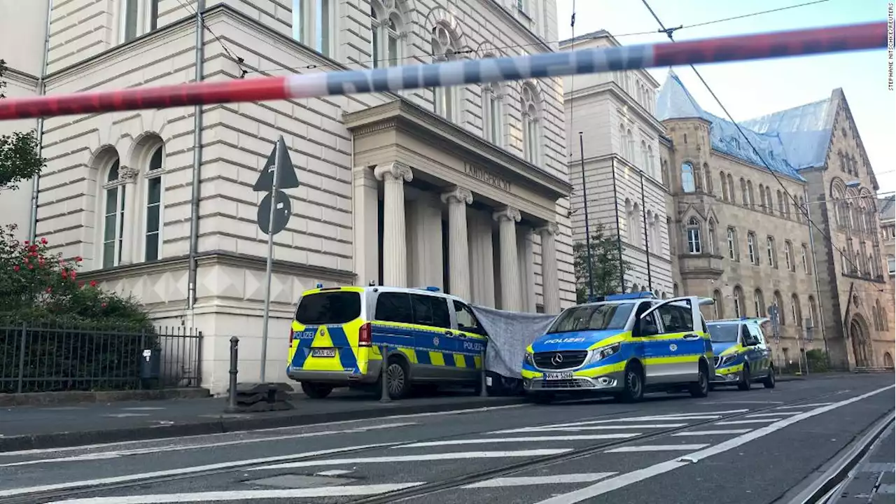 Severed human head found in front of German courthouse