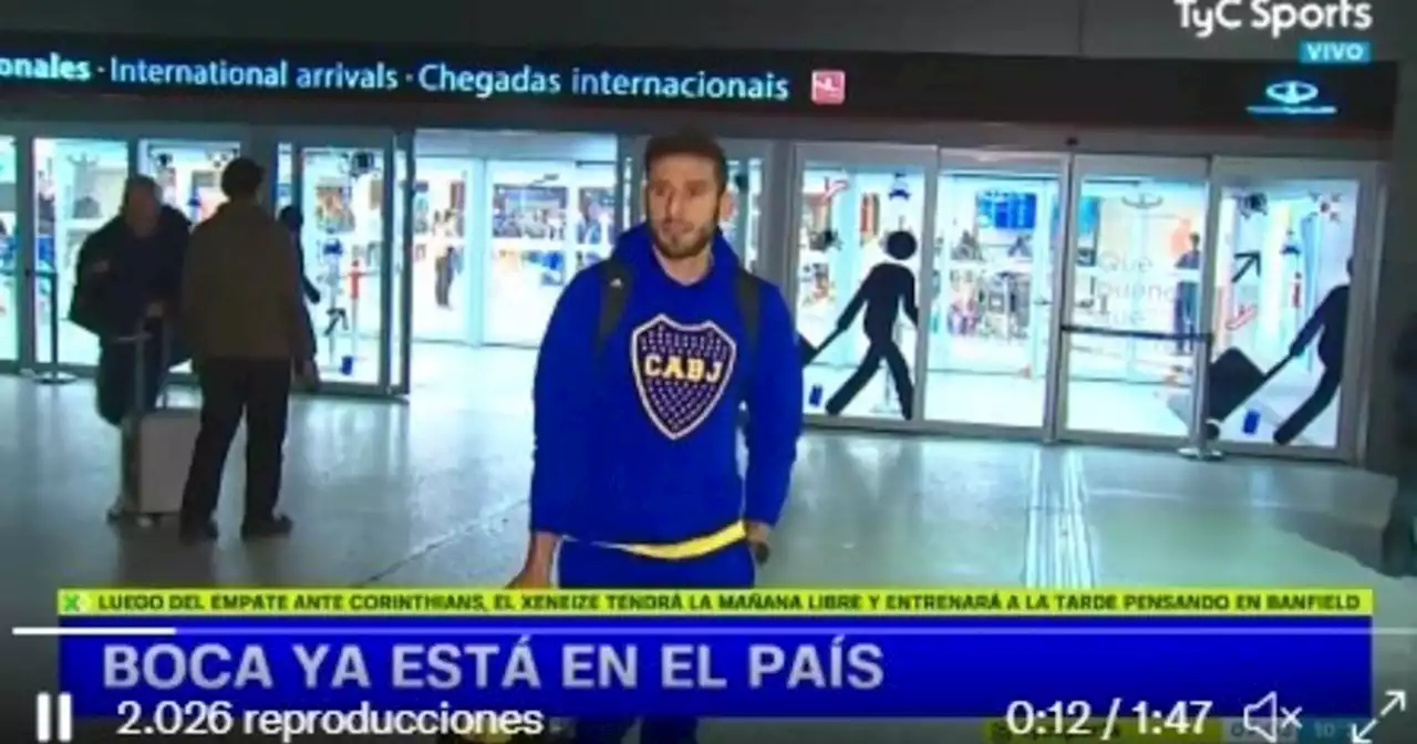 La última imagen de Salvio en Boca