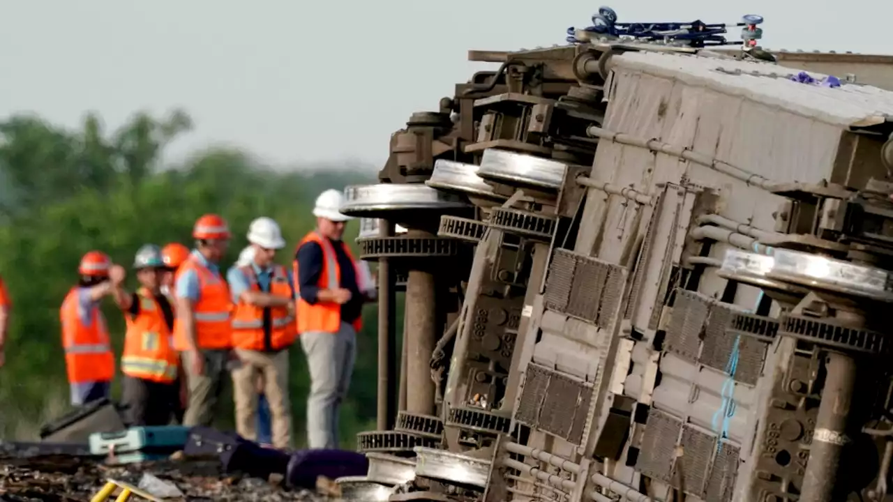 Missouri Amtrak derailment: NTSB investigators focusing on crossing where train and dump truck collided