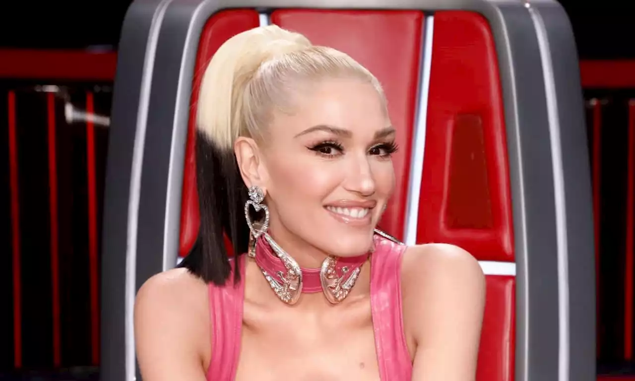 Gwen Stefani has a major Barbie moment on the set of The Voice